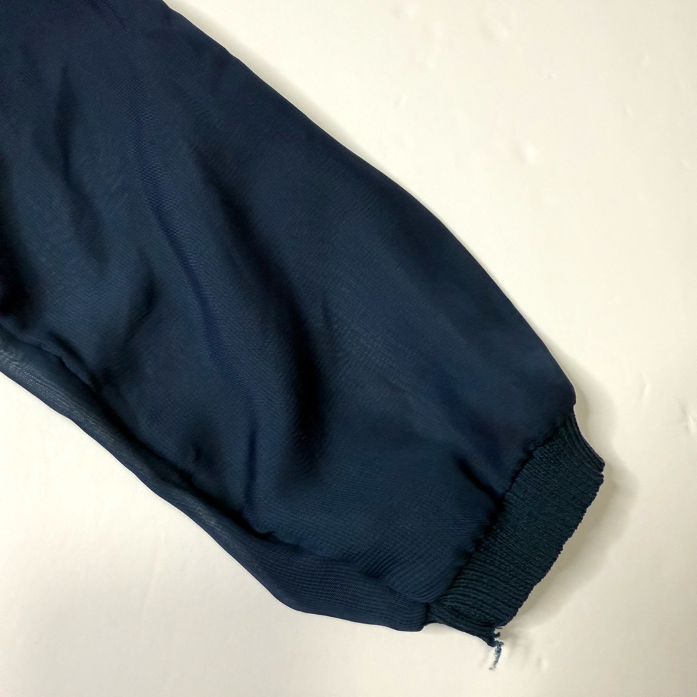 Vintage Leib Olmai Blue Studded Crew Neck Sweater with Bow Size Small - Picture 5 of 7